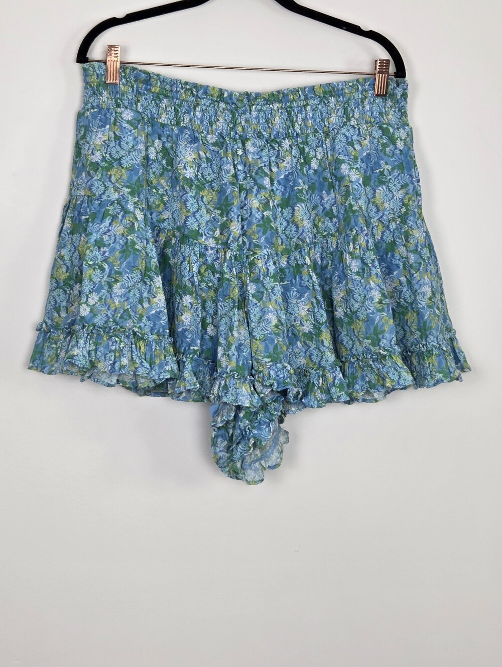 American Eagle Outfitters Blue Green Floral Short Skort/Skirt Size XL - Picture 3 of 14